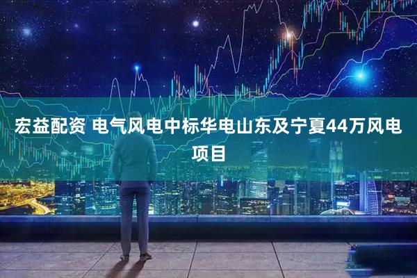 宏益配资 电气风电中标华电山东及宁夏44万风电项目