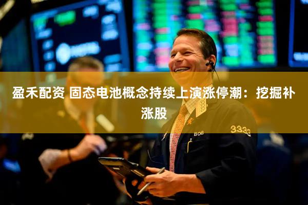 盈禾配资 固态电池概念持续上演涨停潮：挖掘补涨股