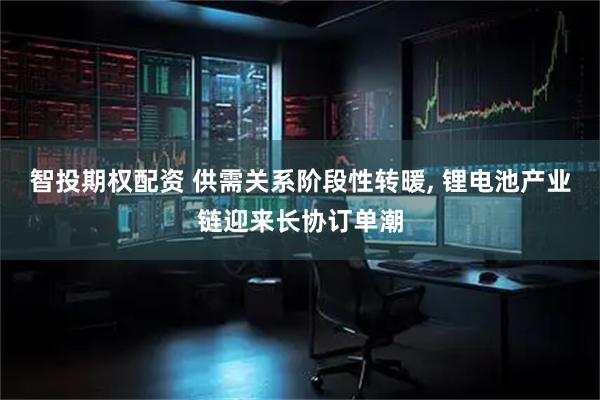 智投期权配资 供需关系阶段性转暖, 锂电池产业链迎来长协订单潮